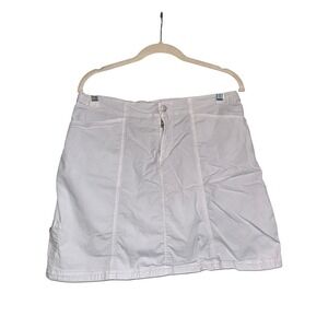 Fresh Produce Skort Beige Mini Skirt with Shorts‎ Womens Casual Activewear Sz M